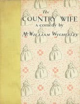 The Country Wife, 1934 edition