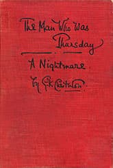 The Man Who Was Thursday first edition, 1908
