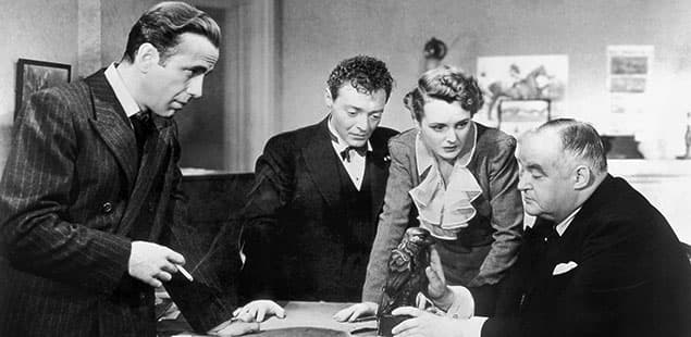 The Maltese Falcon (1941) scene