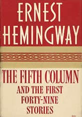 The Fifth Column and the First Forty-Nine Stories, 1938 edition