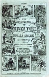 Oliver Twist serial cover