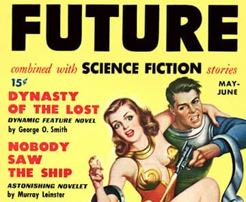 Future science fiction graphic