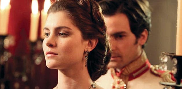 Anna and Vronsky in 2013 scene